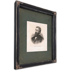Dmiral David Porter 184s — Ebony Framed Canvas Print | Bella Frye