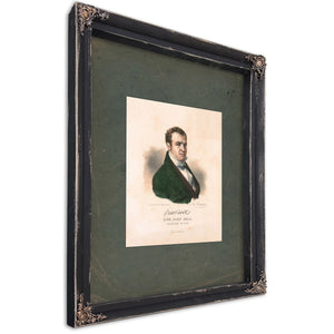 Hon John Bell Secretary of War 1841 — Ebony Framed Canvas Print | Bella Frye