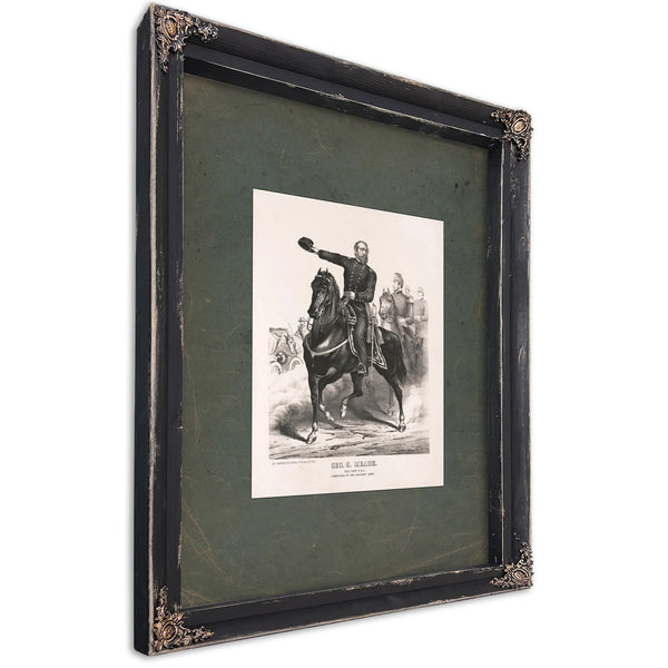 George Gordon Meade 19th Century — Ebony Framed Canvas Print | Bella Frye