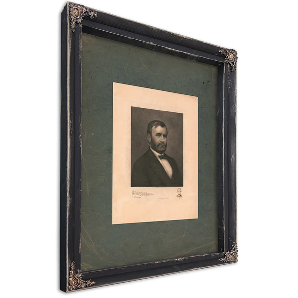 Ulysses S Grant 198 — Ebony Framed Canvas Print | Bella Frye