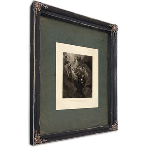 Abraham Lincoln the Martyr Victorious 1866 — Ebony Framed Canvas Print | Bella Frye
