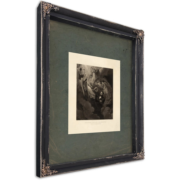 Abraham Lincoln the Martyr Victorious 1866 — Ebony Framed Canvas Print | Bella Frye