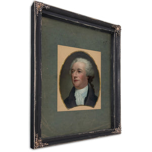 Alexander Hamilton Born 1751 Died 184 1896 — Ebony Framed Canvas Print | Bella Frye