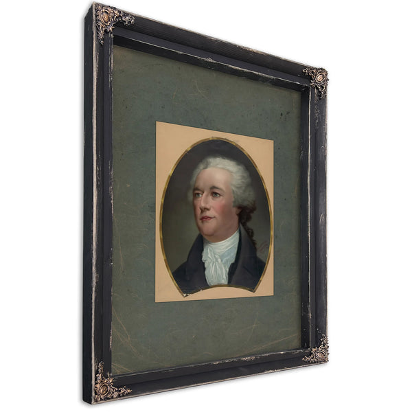 Alexander Hamilton Born 1751 Died 184 1896 — Ebony Framed Canvas Print | Bella Frye