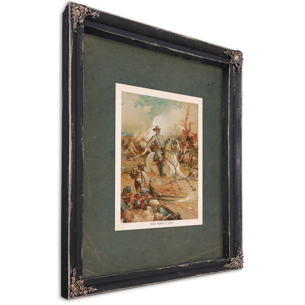 General Robert E Lee 1891 — Ebony Framed Canvas Print | Bella Frye