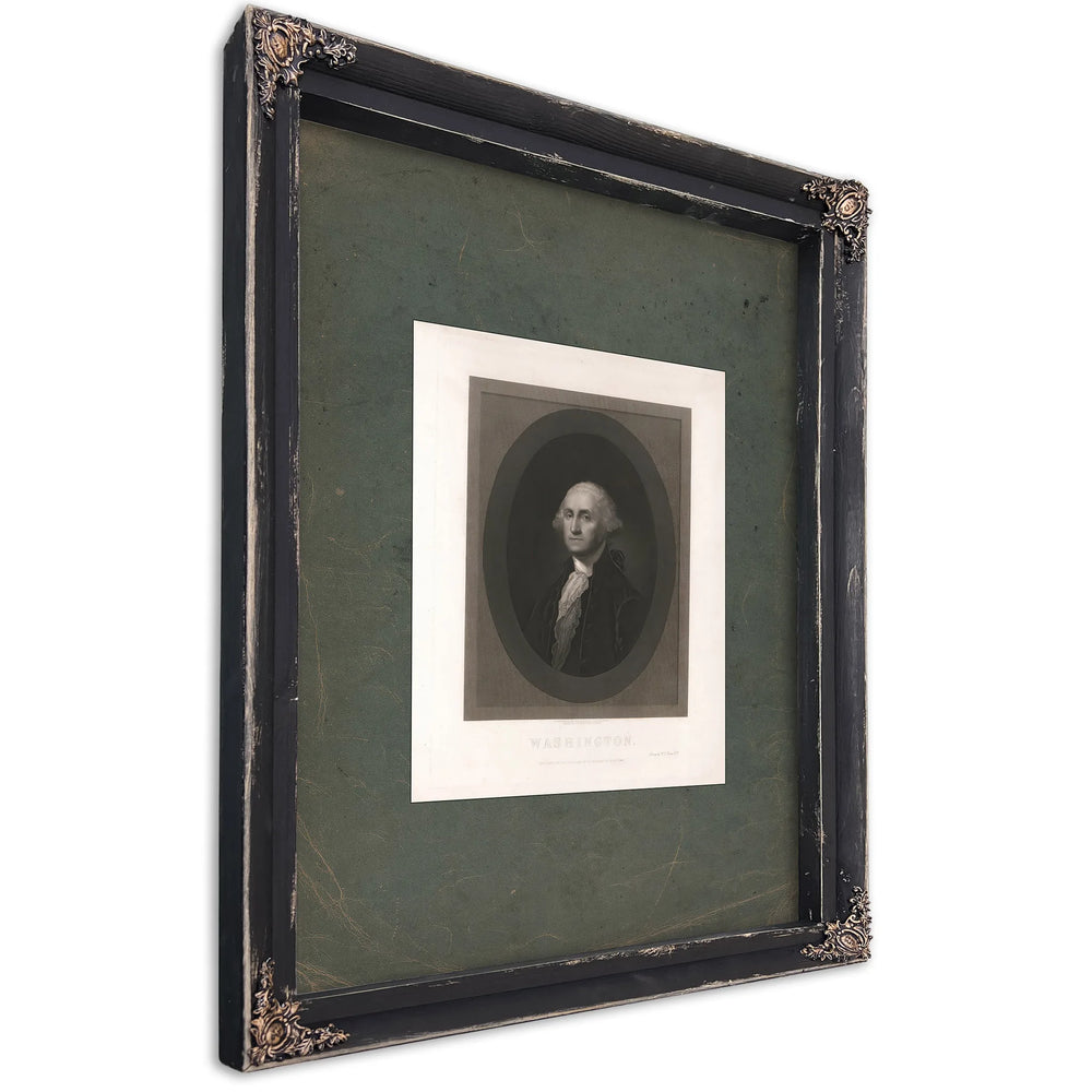Washington 187 188 — Ebony Framed Canvas Print | Bella Frye