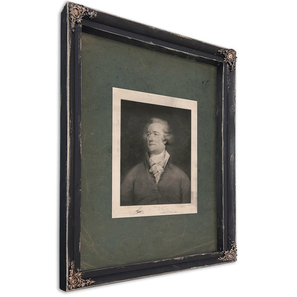 Alexander Hamilton 1896 — Ebony Framed Canvas Print | Bella Frye
