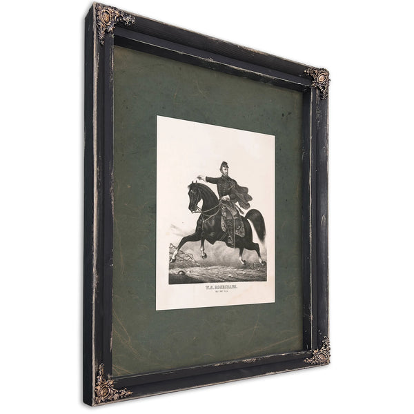 William Starke Rosecrans 19th Century — Ebony Framed Canvas Print | Bella Frye