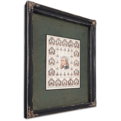 Andrew Johnson and Others 1865 1869 — Ebony Framed Canvas Print | Bella Frye