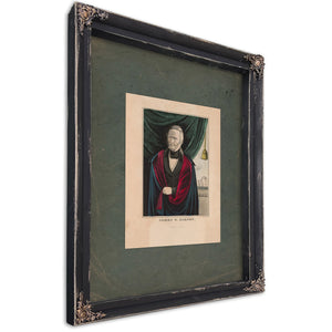 James G Birney 1844 — Ebony Framed Canvas Print | Bella Frye