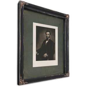 Abraham Lincoln 197 — Ebony Framed Canvas Print | Bella Frye