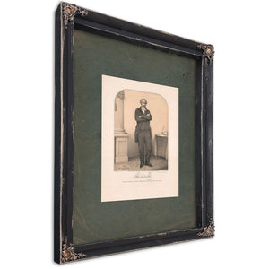 Sam Houston 1852 — Ebony Framed Canvas Print | Bella Frye