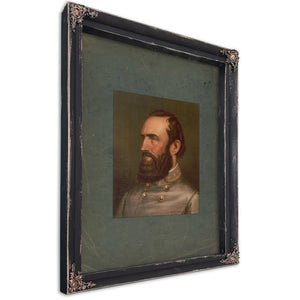 Stonewall Jackson 1877 — Ebony Framed Canvas Print | Bella Frye