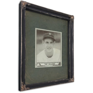 Ted Williams 194 Play Ball — Ebony Framed Canvas Print | Bella Frye