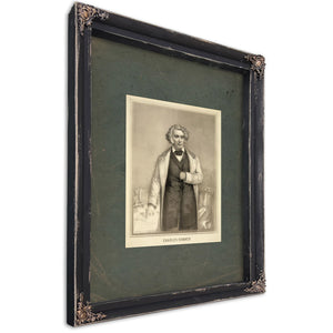 Charles Sumner 1874 1 — Ebony Framed Canvas Print | Bella Frye