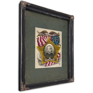 Rear Admiral Geo Dewey Usn 19th Century — Ebony Framed Canvas Print | Bella Frye