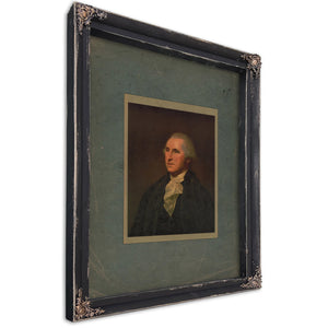 George Washington 19 — Ebony Framed Canvas Print | Bella Frye