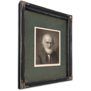 John Greenleaf Whittier 1899 — Ebony Framed Canvas Print | Bella Frye