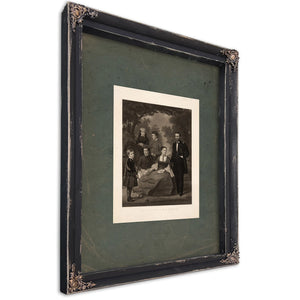 Ulysses S Grant His Family 1868 — Ebony Framed Canvas Print | Bella Frye