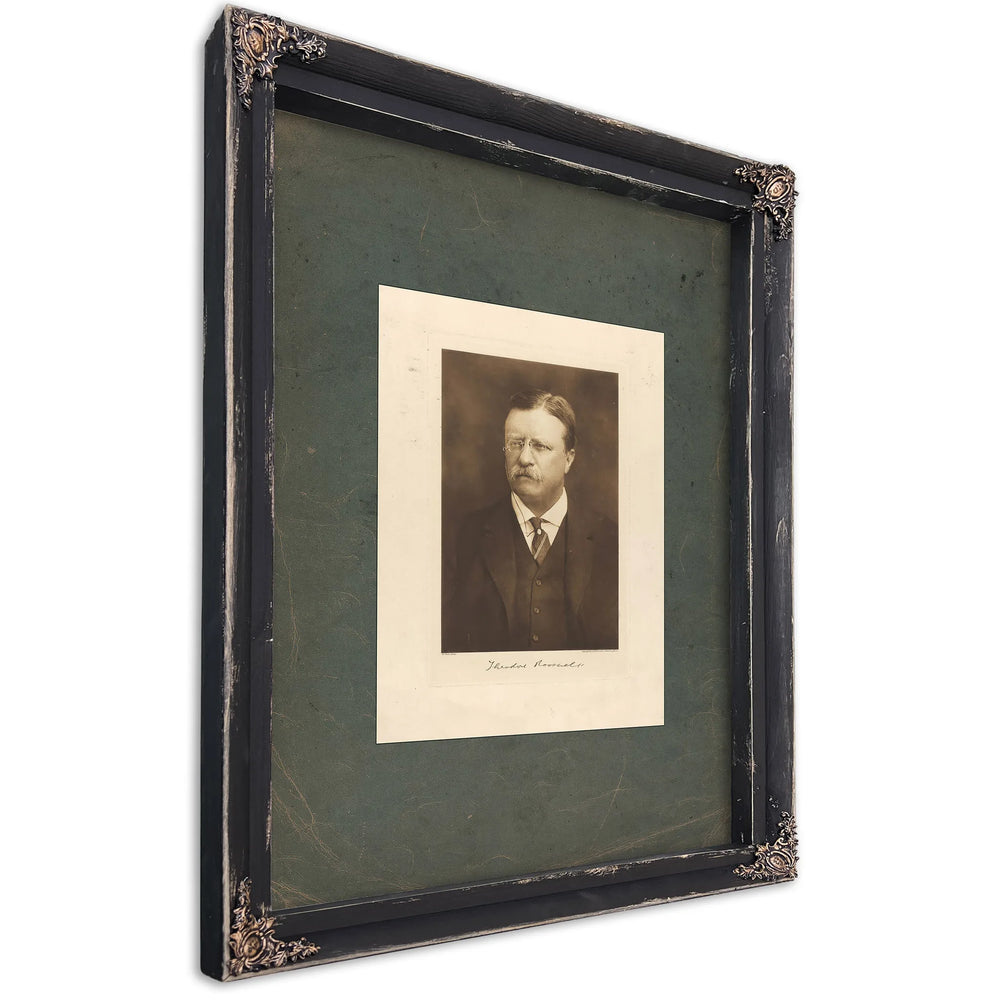 Theodore Roosevelt 191 1915 — Ebony Framed Canvas Print | Bella Frye