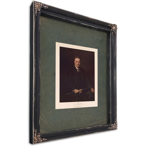 Theodore Roosevelt 26th President of the United States 198 — Ebony Framed Canvas Print | Bella Frye
