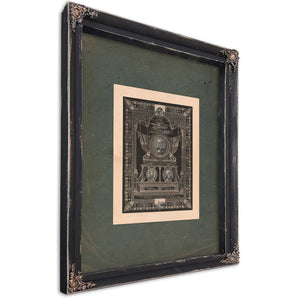 In Loving Memory of Our Martyred President Mckinley 191 — Ebony Framed Canvas Print | Bella Frye