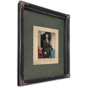 The People of These United States Are the Rightful Masters of Both Congresses and Courts1864 — Ebony Framed Canvas Print | Be