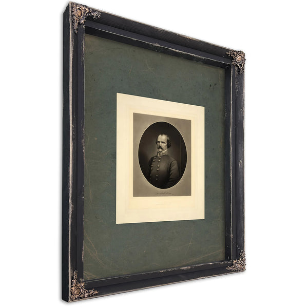 Albert Sidney Johnston 186s — Ebony Framed Canvas Print | Bella Frye