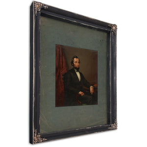Abraham Lincoln 19th Century — Ebony Framed Canvas Print | Bella Frye