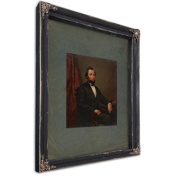 Abraham Lincoln 19th Century — Ebony Framed Canvas Print | Bella Frye