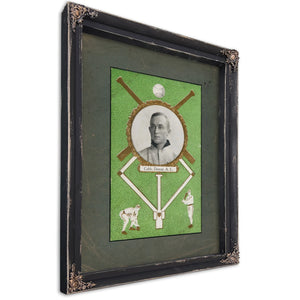 9 Rose Company Ty Cobb Sgc 77b4e — Ebony Framed Canvas Print | Bella Frye