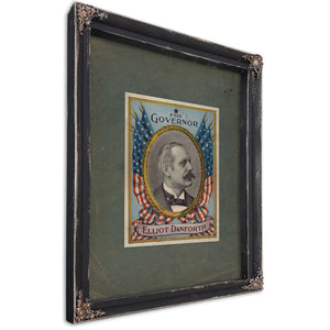 For Governor Elliot Danforth 1898 — Ebony Framed Canvas Print | Bella Frye