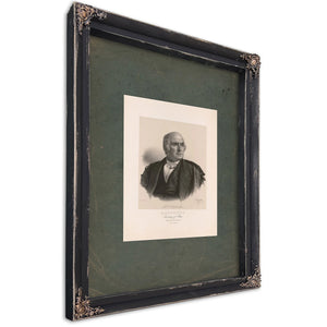 P Upshur Secretary of State 1844 — Ebony Framed Canvas Print | Bella Frye