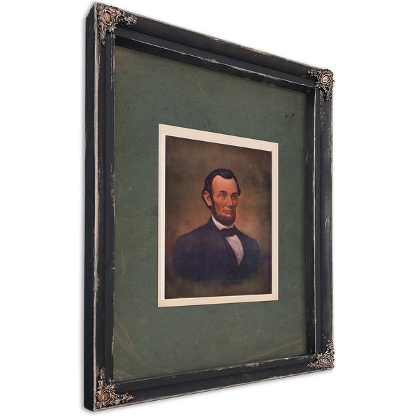 Abraham Lincoln 199 — Ebony Framed Canvas Print | Bella Frye