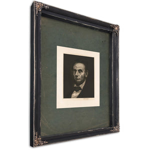 Abraham Lincoln 1917 — Ebony Framed Canvas Print | Bella Frye