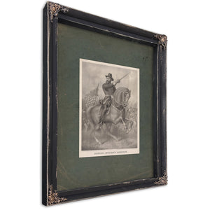 General Benjamin Harrison Come on Boys! Battle of Resaca May 13th to 16th 1864 1888 — Ebony Framed Canvas Print | Bella Frye