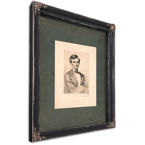 Abraham Lincoln 19 192 — Ebony Framed Canvas Print | Bella Frye