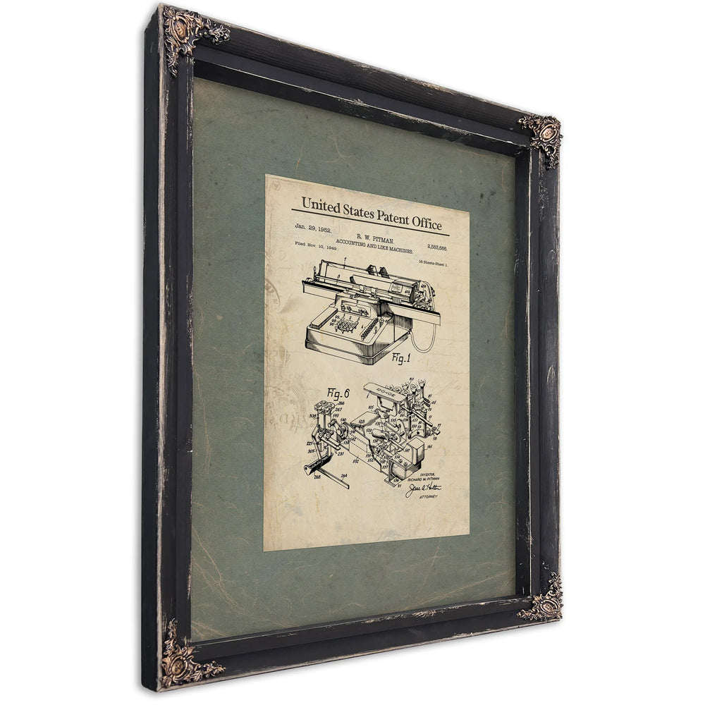 Nasd — Ebony Framed Canvas Print | Bella Frye