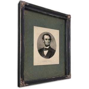 Abraham Lincoln 19th Century 1 — Ebony Framed Canvas Print | Bella Frye