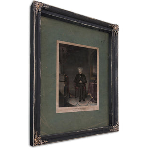 Andrew Jackson President of the United States 1833 — Ebony Framed Canvas Print | Bella Frye