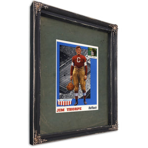Jim Thorpe — Ebony Framed Canvas Print | Bella Frye