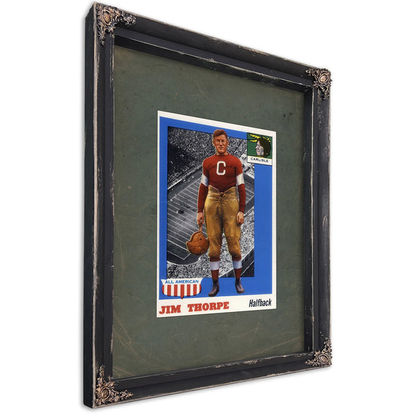 Jim Thorpe — Ebony Framed Canvas Print | Bella Frye