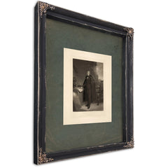 William Henry Harrison Late President of the United States 1841 — Ebony Framed Canvas Print | Bella Frye