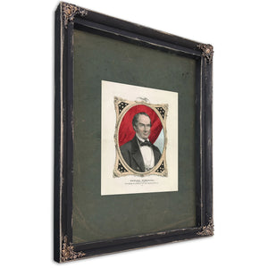 Daniel Webster New Englands Choice for Twelfth President of the United States 1847 — Ebony Framed Canvas Print | Bella Frye
