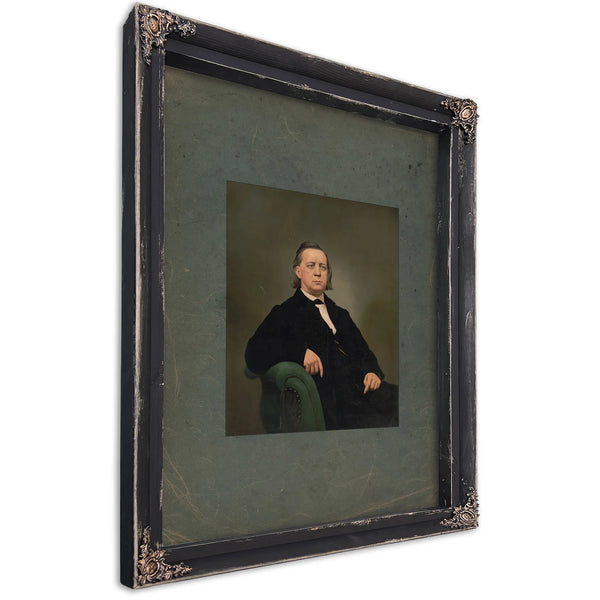 Henry Ward Beecher 19th Century — Ebony Framed Canvas Print | Bella Frye