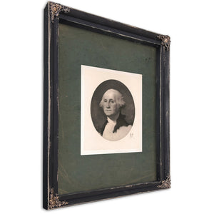 George Washington 1893 — Ebony Framed Canvas Print | Bella Frye