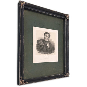 Mouton Senator From Louisiana 184 — Ebony Framed Canvas Print | Bella Frye
