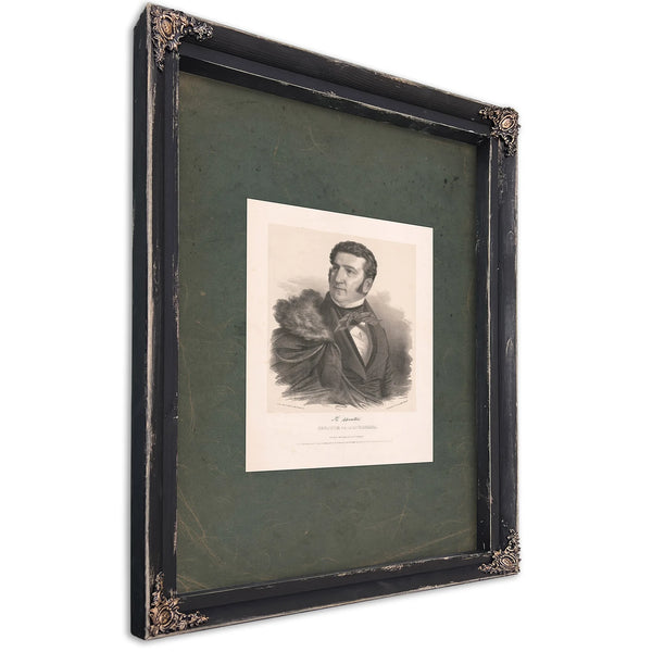 Mouton Senator From Louisiana 184 — Ebony Framed Canvas Print | Bella Frye