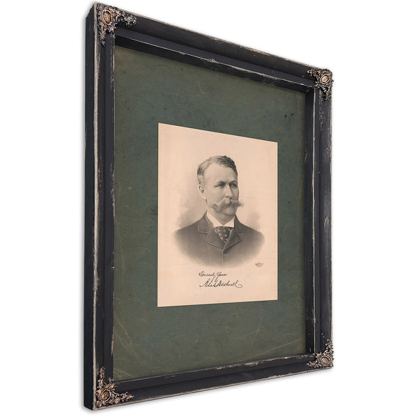 Asa Smith Bushnell 1895 — Ebony Framed Canvas Print | Bella Frye