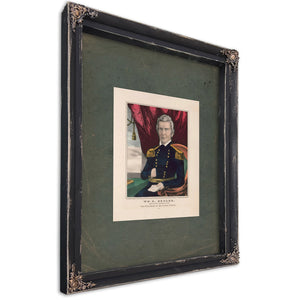 Illiam Orlando Butler Democratic Candidate for Vice President of the United States 1848 — Ebony Framed Canvas Print | Bella F